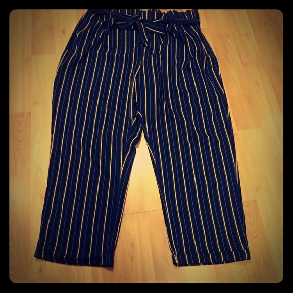 Charlotte Russe Pants - Women's Pinstriped Trousers